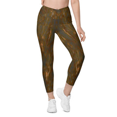 Mystic Harmony Crossover Leggings With Pockets - Beyond T-shirts