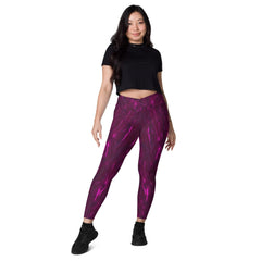 Seaside Voyage Crossover Leggings - Beyond T-shirts