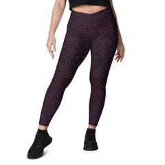Botanic Serenity Crossover Leggings - Beyond T-shirts