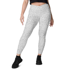 Botanic Tranquility Crossover Leggings - Beyond T-shirts