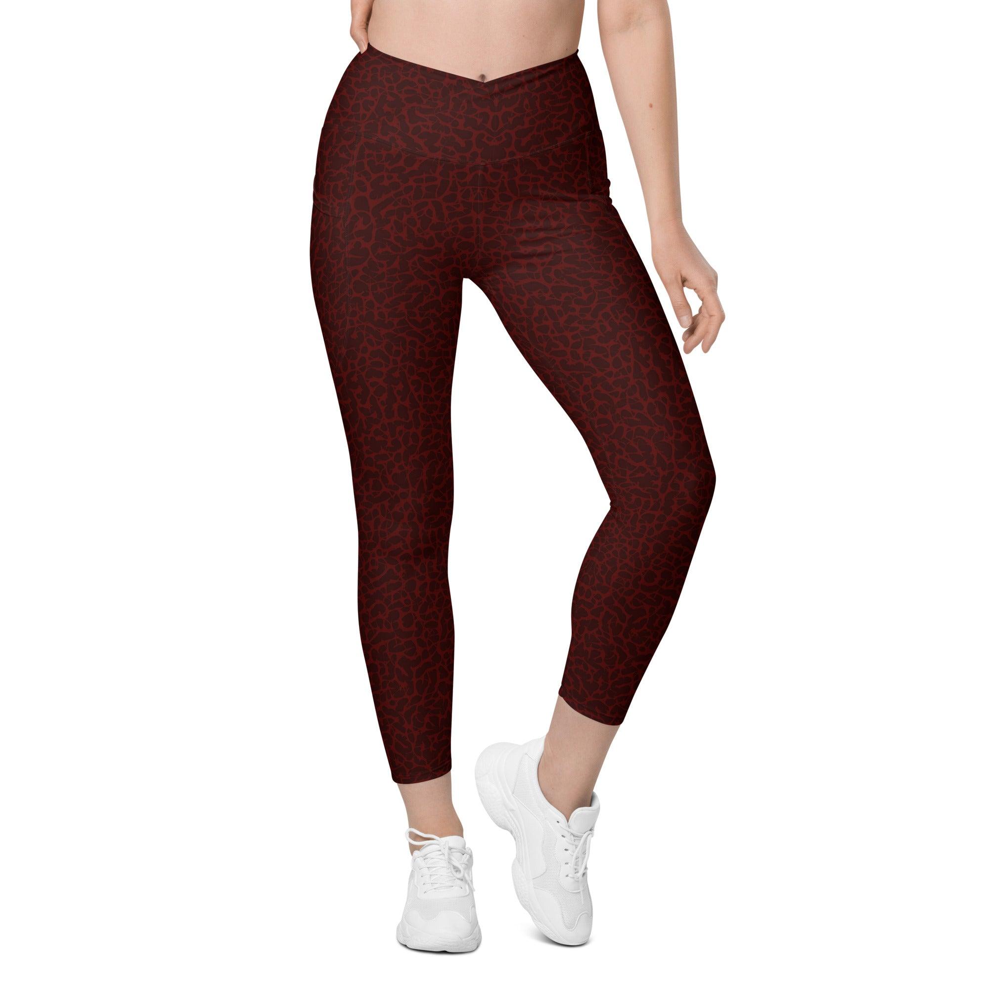 Nature Inspired Elegance Leggings With Pockets - Beyond T-shirts