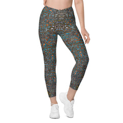 Wilderness Whisper Crossover Leggings - Beyond T-shirts