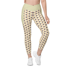 Tidal Twist Crossover Leggings with Pockets