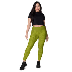 Serengeti Sprint Crossover Leggings with Pockets