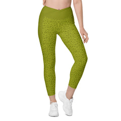 Serengeti Sprint Crossover Leggings with Pockets