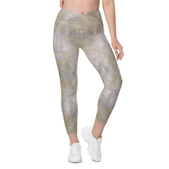 Organic Grip Texture Crossover Leggings with Pockets