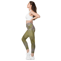 Empowerment Essence Crossover Leggings With Pockets - Beyond T-shirts