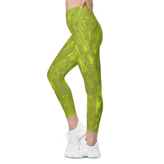 Forest Retreat Crossover Leggings - Beyond T-shirts