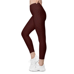 Nature Inspired Elegance Leggings With Pockets - Beyond T-shirts