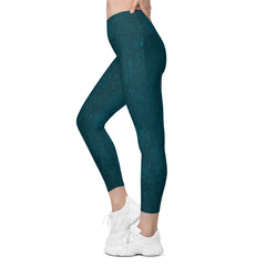 Steel Armor Crossover Leggings with Pockets