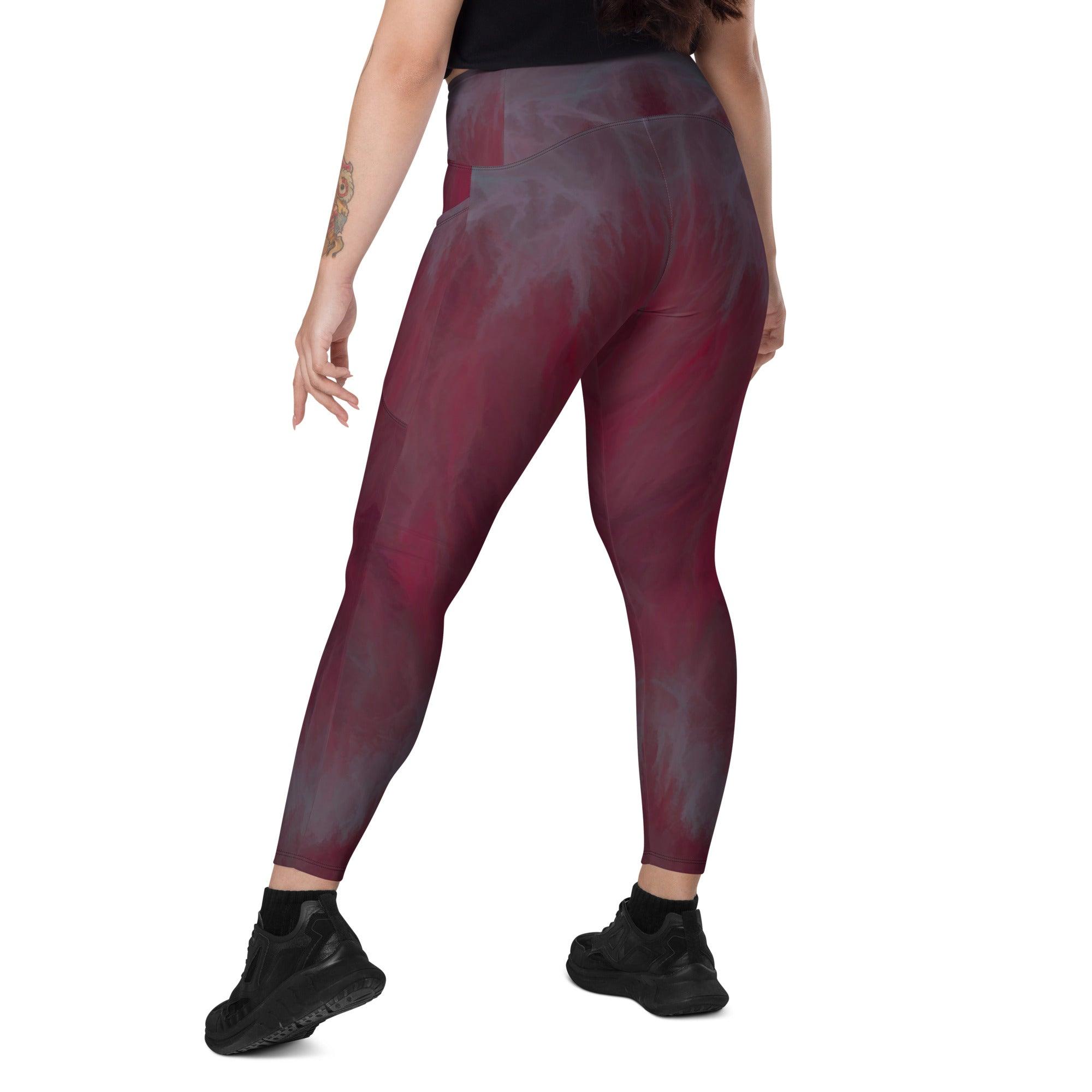 Serenity Stretch Crossover Leggings With Pockets - Beyond T-shirts
