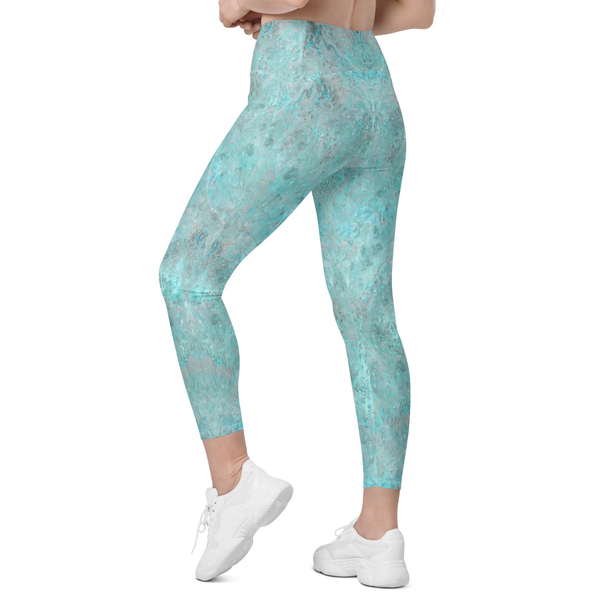 Cactus Oasis Crossover Leggings - Beyond T-shirts