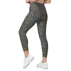 Wilderness Whisper Crossover Leggings - Beyond T-shirts