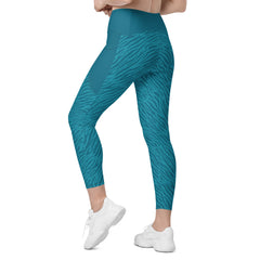 Butterfly Breeze Crossover Leggings with Pockets