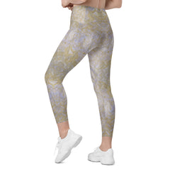 Organic Grip Texture Crossover Leggings with Pockets