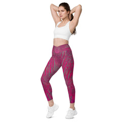 Bold and beautiful Fuschia Leggings, designed for active and stylish women
