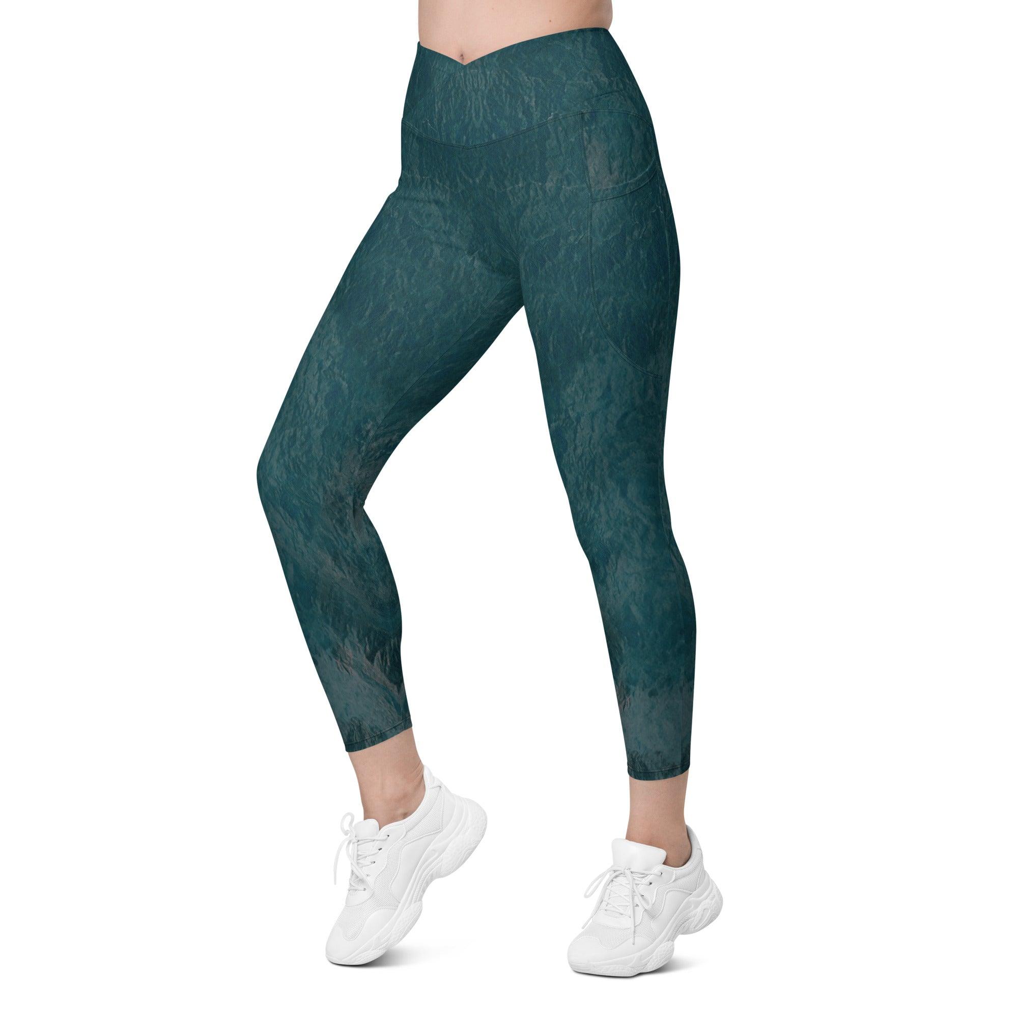 Harmony Fusion Crossover Leggings With Pockets - Beyond T-shirts