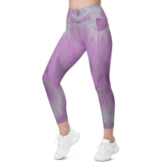 Elevated Elegance Crossover Leggings With Pockets - Beyond T-shirts