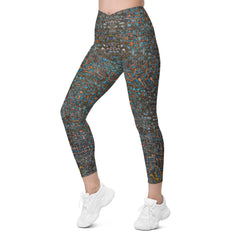 Wilderness Whisper Crossover Leggings - Beyond T-shirts
