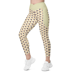 Tidal Twist Crossover Leggings with Pockets