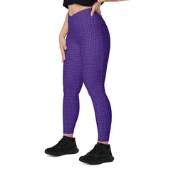 Vintage Vibe Crossover Leggings with Pockets