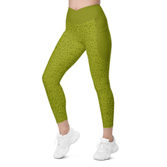 Serengeti Sprint Crossover Leggings with Pockets