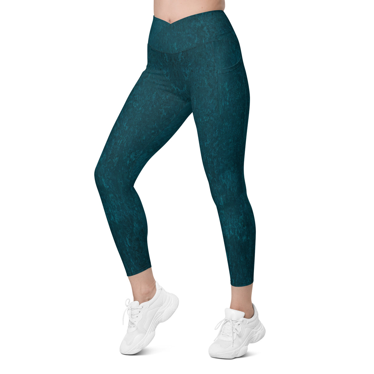 Steel Armor Crossover Leggings with Pockets