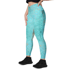 Plush Performance Texture Crossover Leggings with Pockets