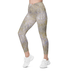 Organic Grip Texture Crossover Leggings with Pockets