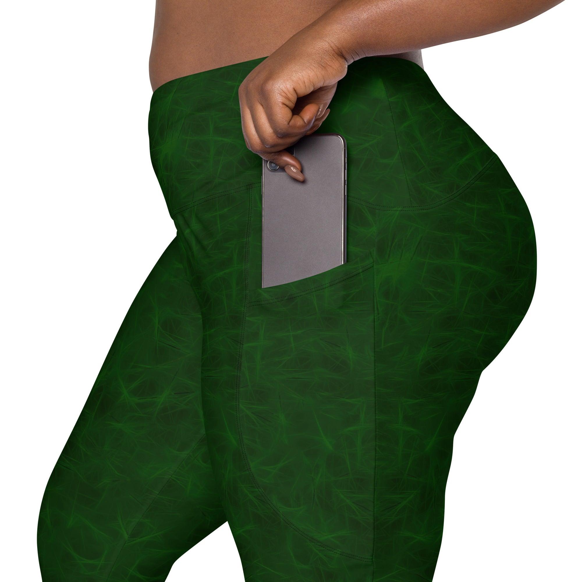 Ocean Ease Crossover Leggings With Pockets - Beyond T-shirts