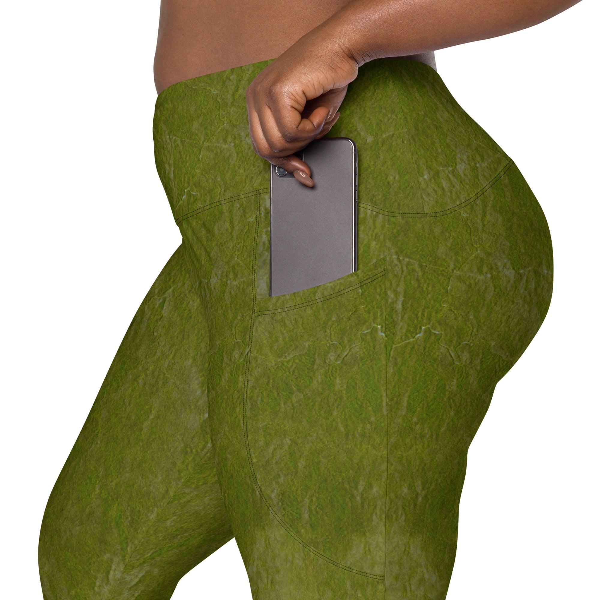 Harmony Haven Crossover Leggings With Pockets - Beyond T-shirts