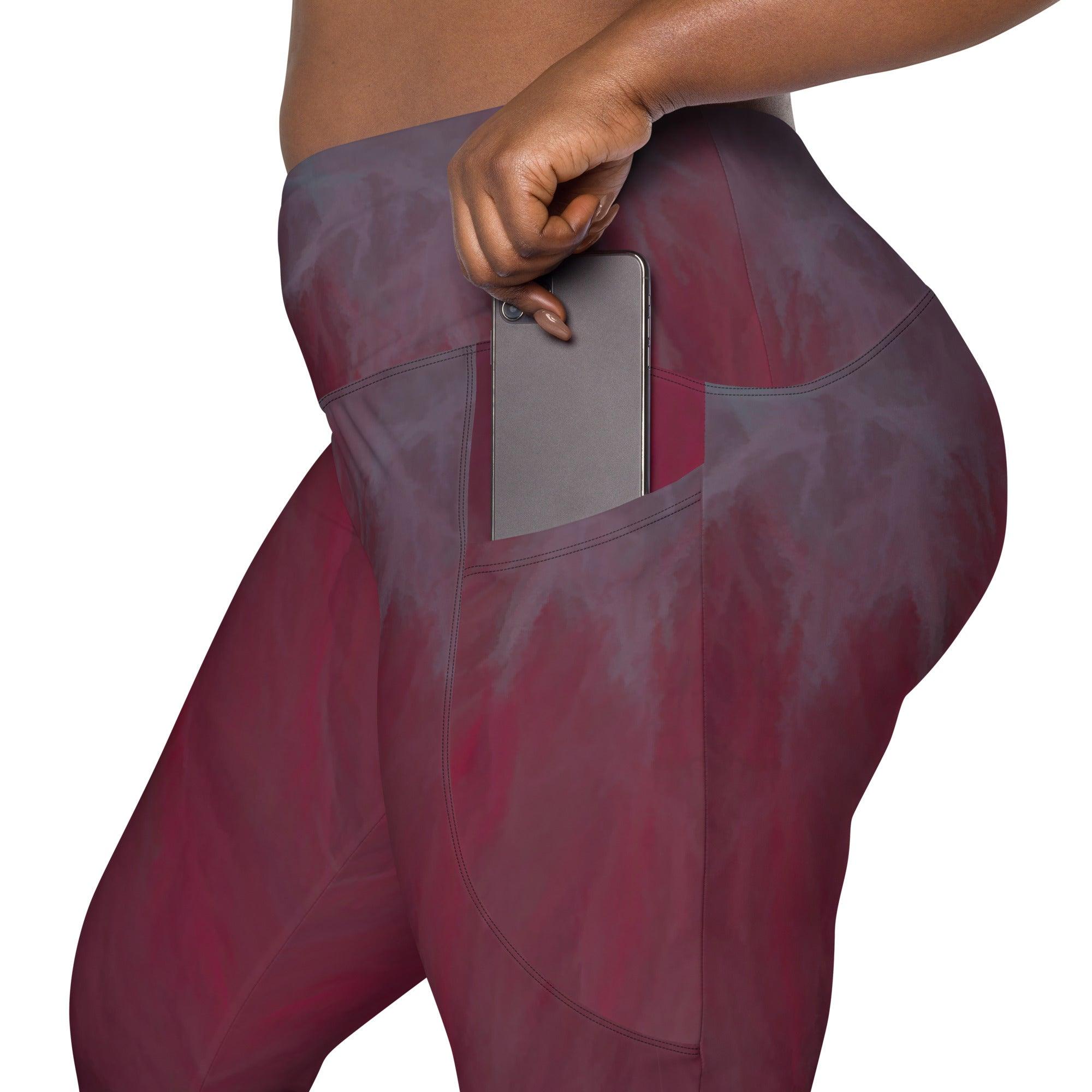 Serenity Stretch Crossover Leggings With Pockets - Beyond T-shirts