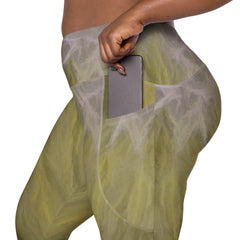 Empowerment Essence Crossover Leggings With Pockets - Beyond T-shirts