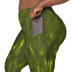 Tranquil Energy Crossover Leggings With Pockets - Beyond T-shirts
