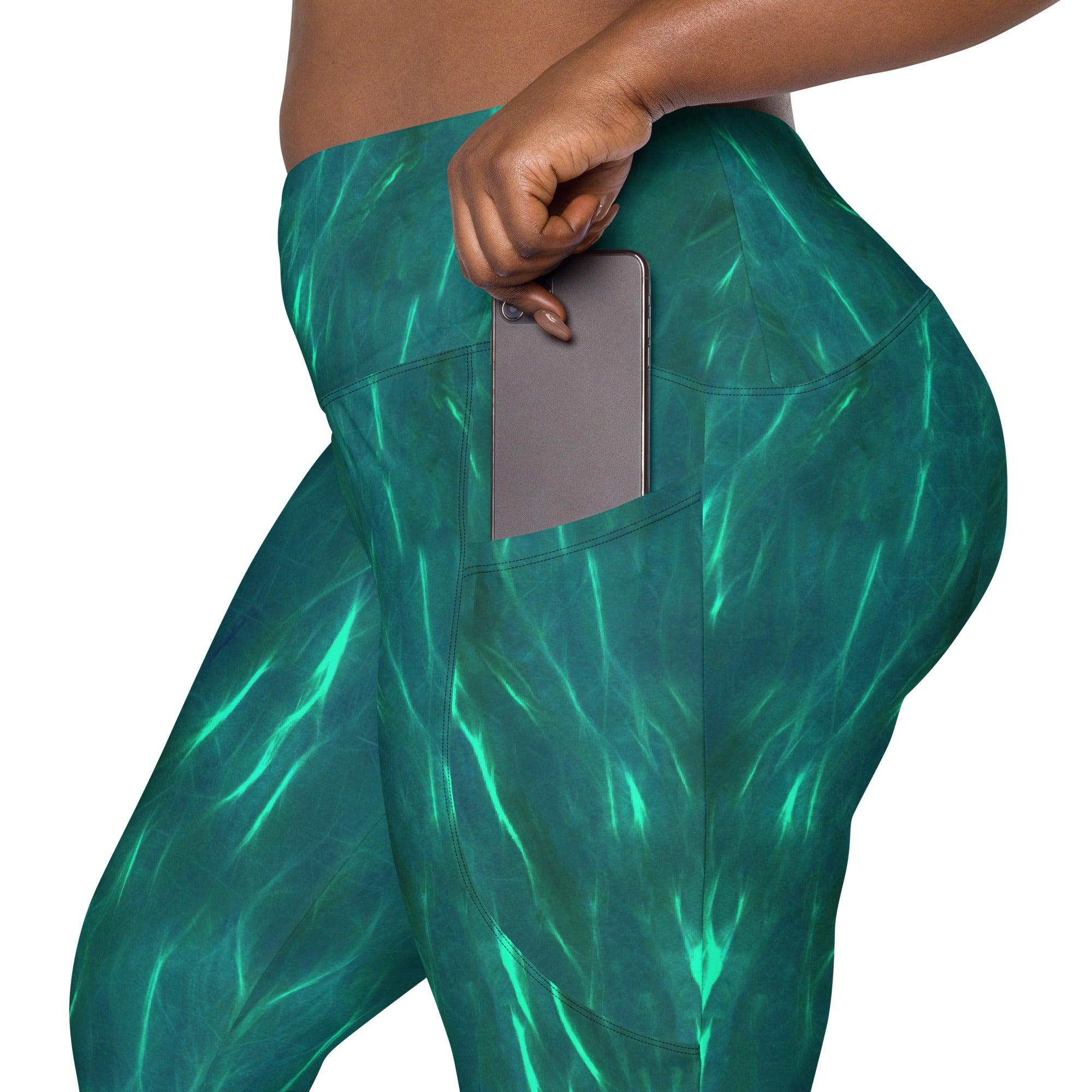 Blossom Rhapsody Crossover Leggings - Beyond T-shirts