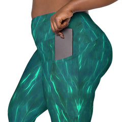 Blossom Rhapsody Crossover Leggings - Beyond T-shirts