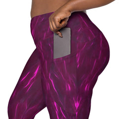 Seaside Voyage Crossover Leggings - Beyond T-shirts