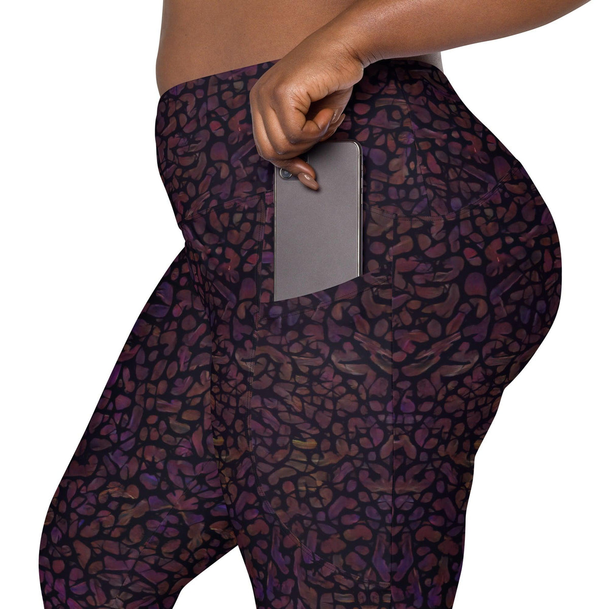 Botanic Serenity Crossover Leggings - Beyond T-shirts