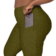 Nature's Tranquil Movement Leggings With Pockets - Beyond T-shirts