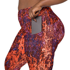 Canvas Creativity Crossover Leggings with Pockets