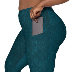 Steel Armor Crossover Leggings with Pockets