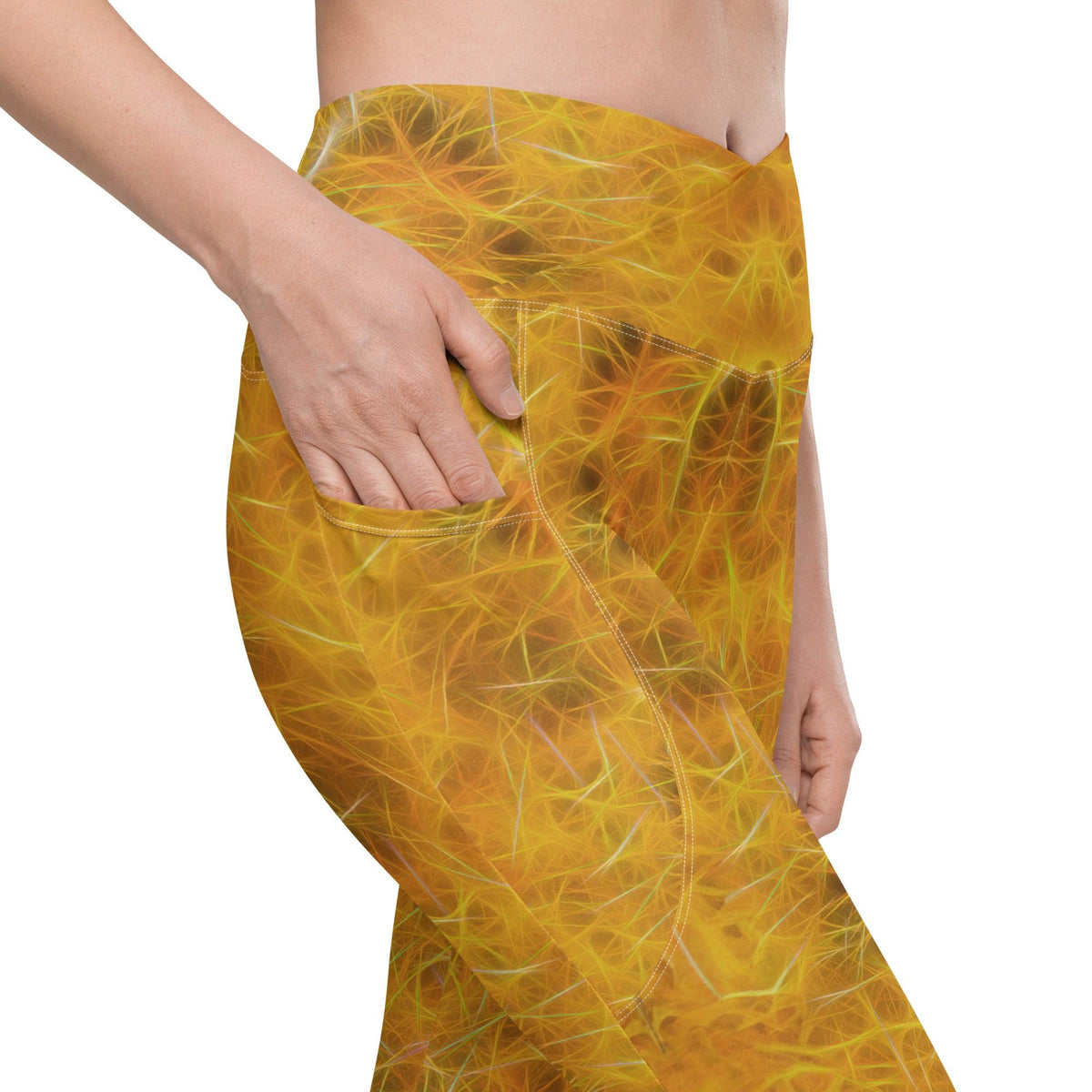 Mystic Mobility Crossover Leggings With Pockets - Beyond T-shirts