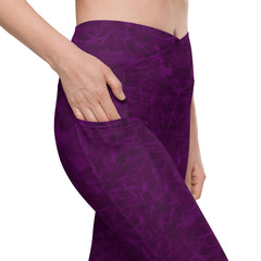 Cosmic Fusion Crossover Leggings With Pockets - Beyond T-shirts