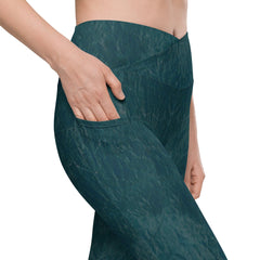 Harmony Fusion Crossover Leggings With Pockets - Beyond T-shirts