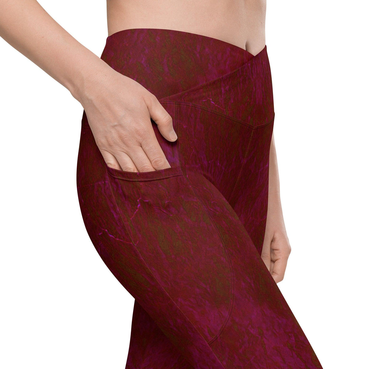 Elevate Harmony Crossover Leggings With Pockets - Beyond T-shirts