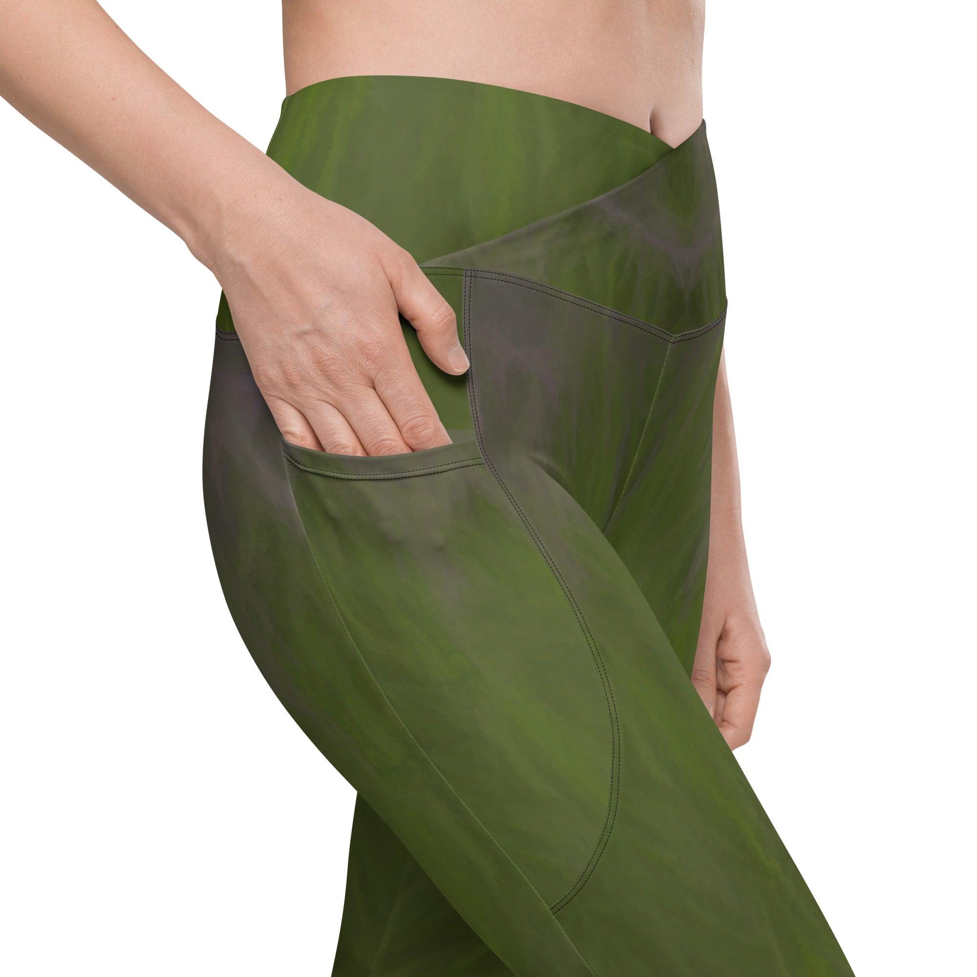 Mindful Movement Crossover Leggings With Pockets - Beyond T-shirts