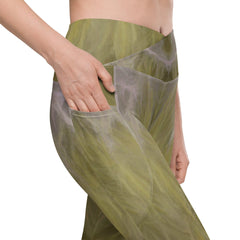 Empowerment Essence Crossover Leggings With Pockets - Beyond T-shirts