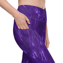 Vitality Flow Crossover Leggings Eith Pockets - Beyond T-shirts