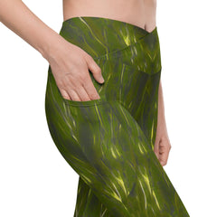 Tranquil Energy Crossover Leggings With Pockets - Beyond T-shirts