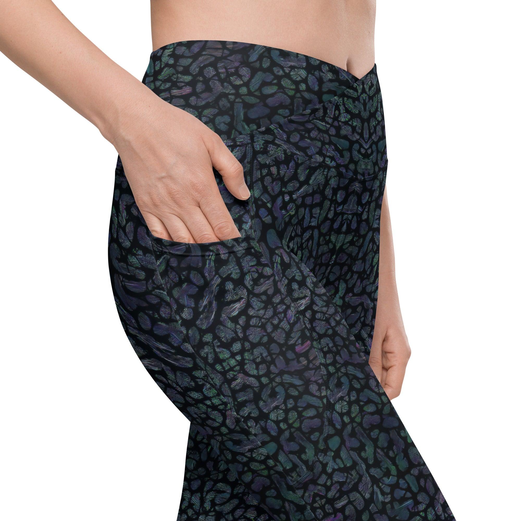 Tranquil Nature Crossover Leggings - Beyond T-shirts